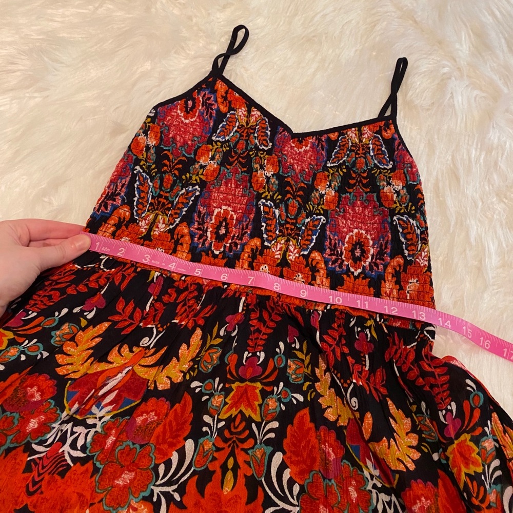 Band of Gypsies black, orange, & red boho dress size mediun - Picture 8 of 16